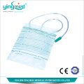 Sac de drainage urinaire jetable de 2000 ml